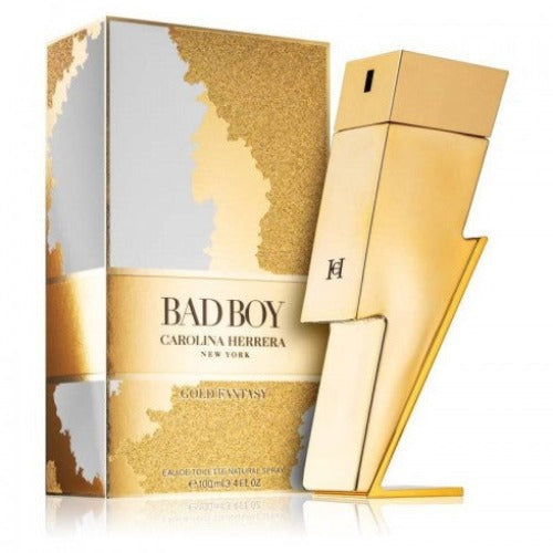 Carolina Herrera Bad Boy Gold Fantasy Eau De Parfum - LIQD Diamond Cologne