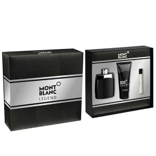 Mont Blanc Legend 3 Piece Gift Set - LIQD Diamond Cologne