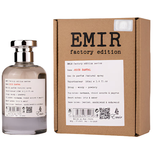Paris Corner Emir Factory Edition Rich Santal Eau De Parfum - LIQD Diamond Cologne