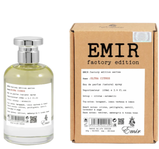 Paris Corner Emir Factory Edition Ultra Citrus Eau De Parfum - LIQD Diamond Cologne