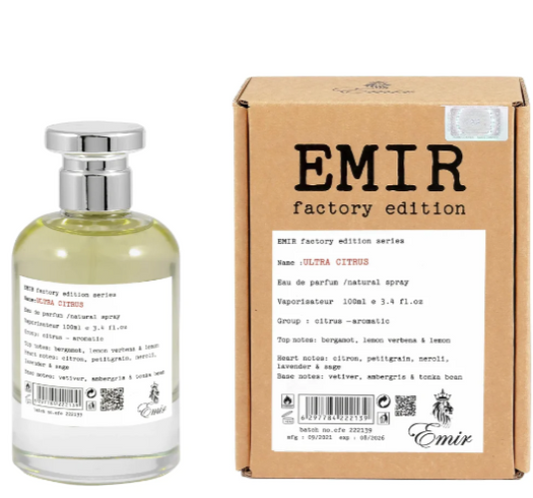 Paris Corner Emir Factory Edition Ultra Citrus Eau De Parfum - LIQD Diamond Cologne
