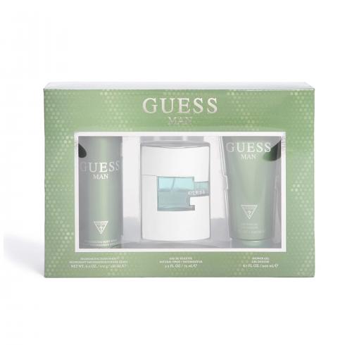 Guess Man 3 Piece Gift Set - LIQD Diamond Cologne
