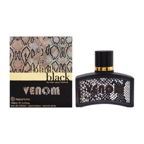 Black Is Black Venom Eau De Toilette - LIQD Diamond Cologne