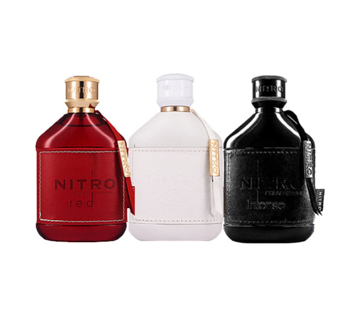 Dumont Nitro Red, Dumont Nitro White & Dumont Nitro Intense Bundle - LIQD Diamond Cologne