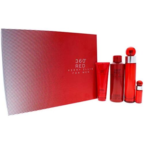 360 Red 4 Piece Gift Set - LIQD Diamond Cologne